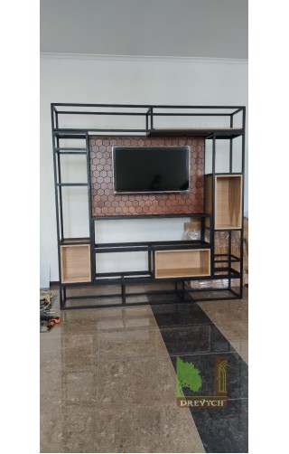 Loft shelving in interior design